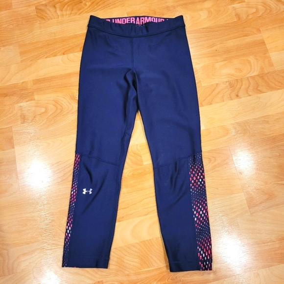Under Armour Heatgear Compression Capri Leggings Size Small - Picture 1 of 5